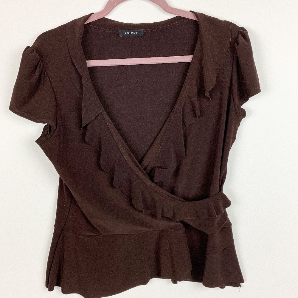 Jaipur Ruffle Short Sleeve Size S
